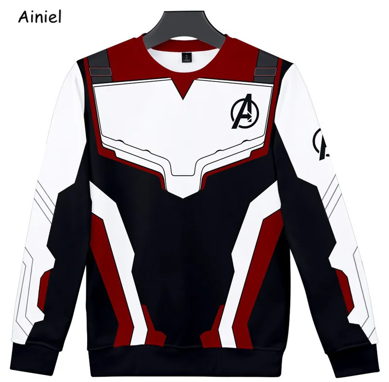 Endgame квантовые толстовки с капюшоном свитшот бейсбольная куртка супергерой