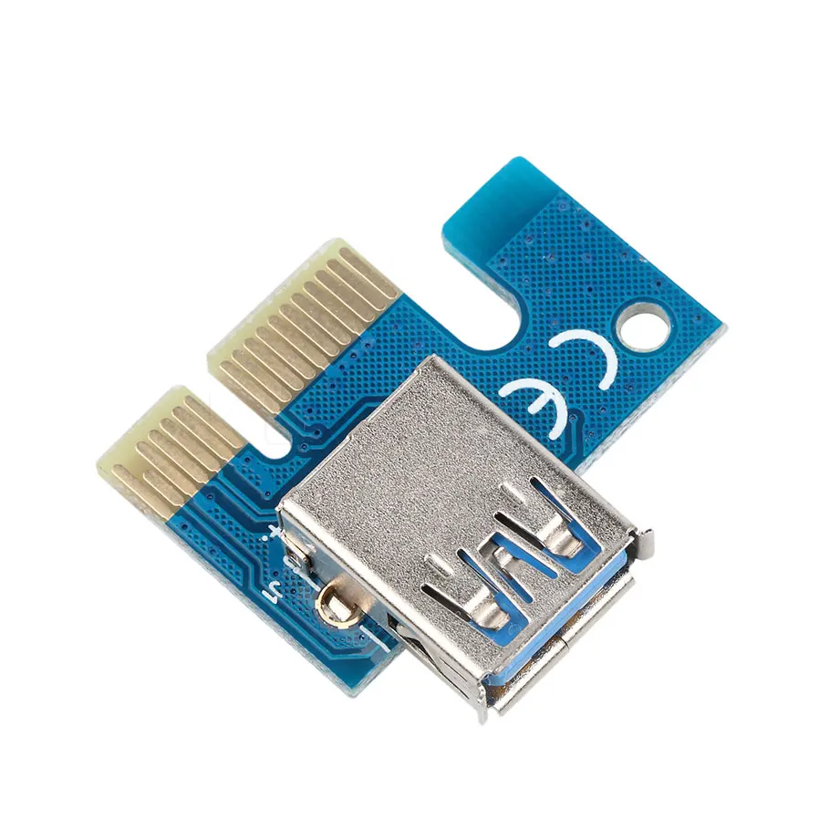 Удлинитель Kebidu PCI E Express 4 8 16 x переходник карта адаптер USB 3 0 SATA 15 контактный штекер