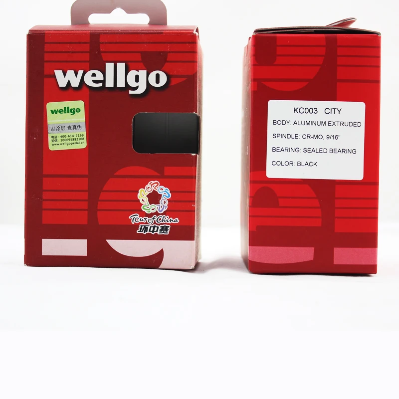 

WELLGO KC003 City Bike Pedals Sealed Bearing Pedals 9/16'' bmx cycling cycle pedal ultralight bicycle mountain bike ultralight