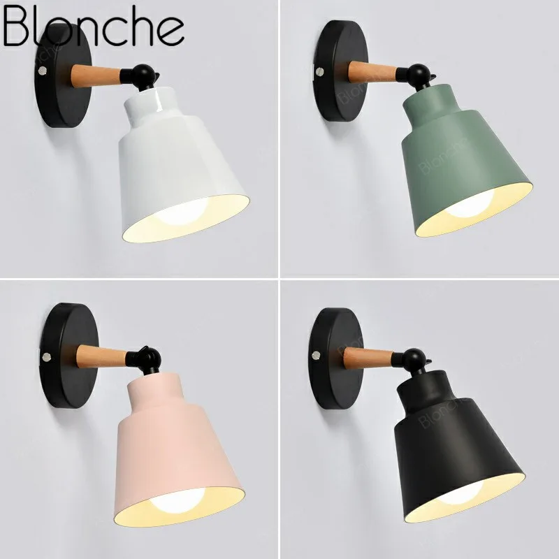 Современная светодиодная настенная лампа цветные бра для внутренних лестниц