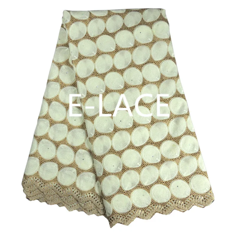 Высокое качество 100% хлопок африканские ткани шнурка для свадьбы с Бесплатная