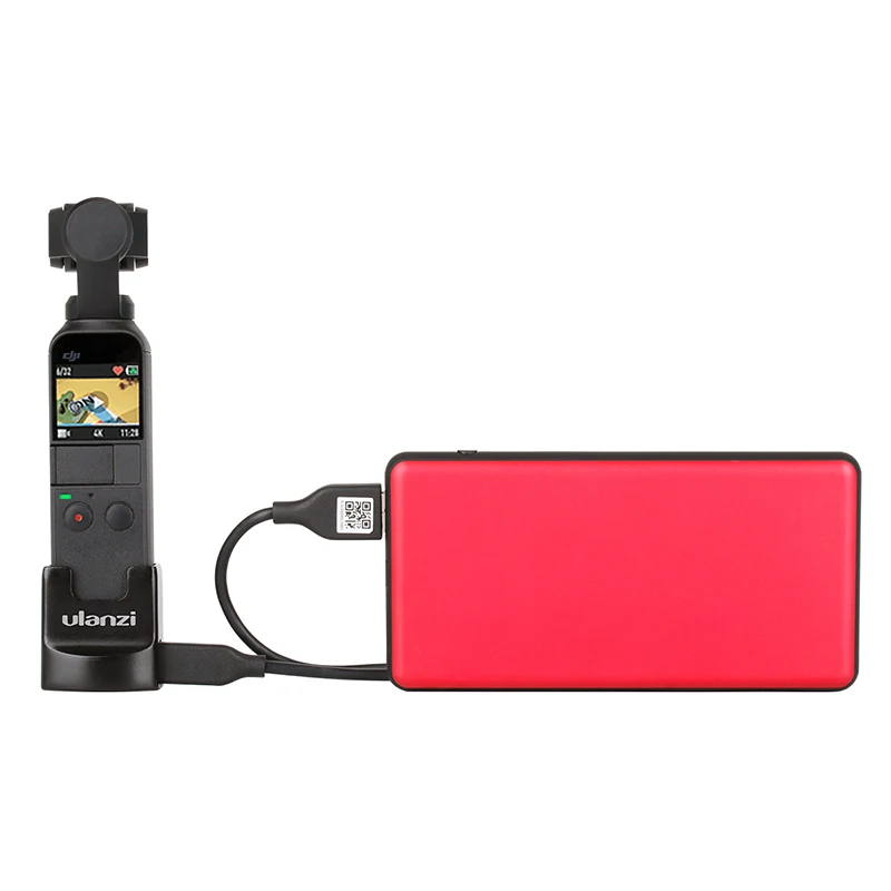 Для DJI Osmo карманные аксессуары ручное карданное ОСНОВАНИЕ w 1/4 винт USB Type C зарядный