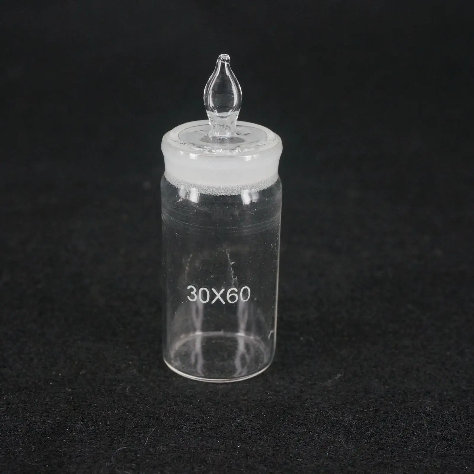 30x60 мм стеклянная бутылка для взвешивания в низкой форме специальная