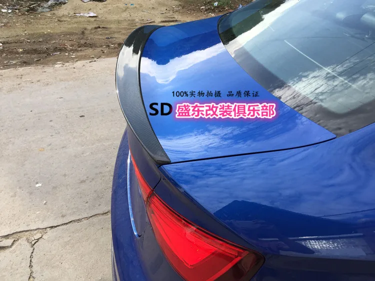 Задний спойлер из углеродного волокна для audi 2015 A3 S3|rear wing|spoiler rearrear spoiler |