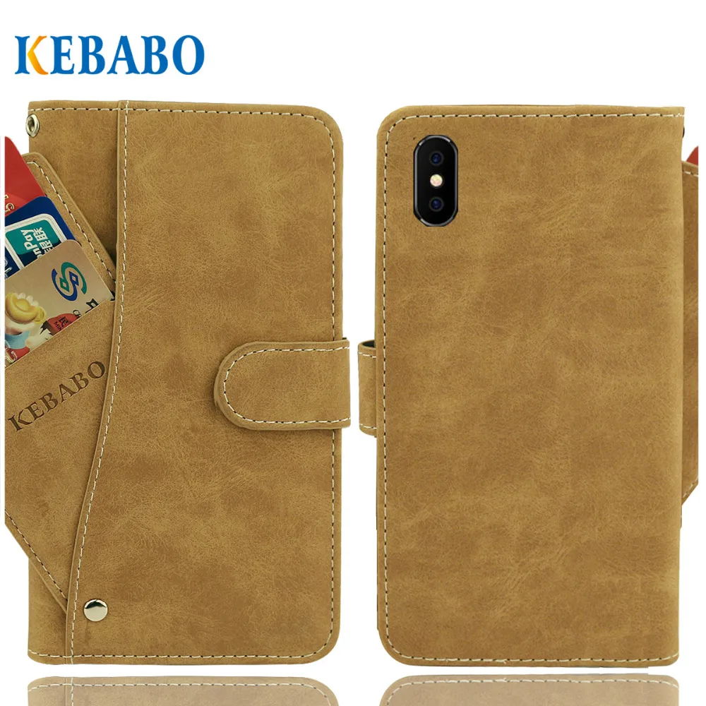 Кожаный бумажник HOMTOM H10 случае 5,8" " Роскошные Винтаж Flip Book спереди телефонные разъемы для карт Случаи Обложка Бизнес защитные сумки