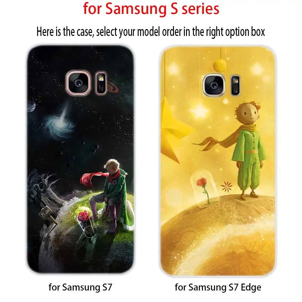 Мягкий силиконовый чехол для Samsung S30 S20 S11 S10 S9 S8 Plus lite 11e 10e Uitra S7Edge The little prince Rose fox |