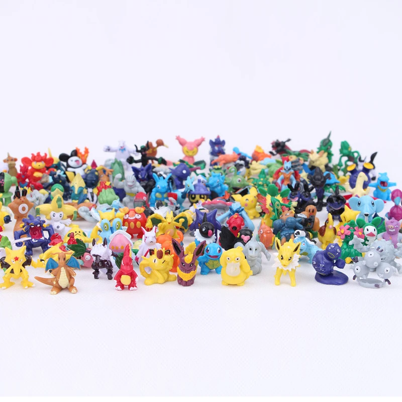 Pikachu 144 шт покебол Torchic Chikorita Blastoise Totodile Mewtwo Pocket фигурка детские игрушки для дня