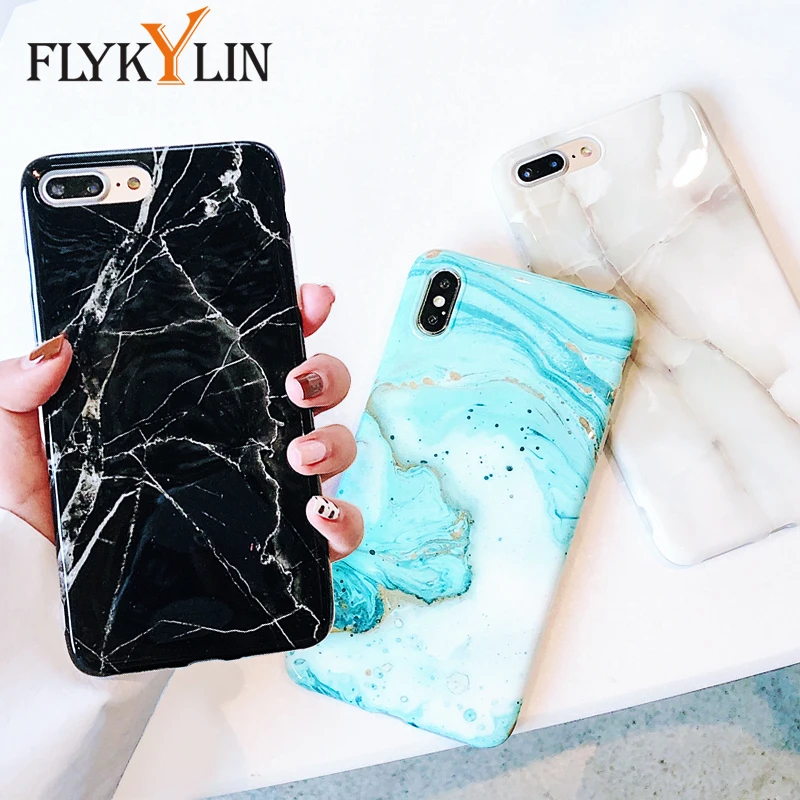 Мраморный чехол FLYKYLIN для Huawei P30 Pro P20 Lite Mate 20 Nova 2s 3 3i 3e 4e задняя крышка карамельных