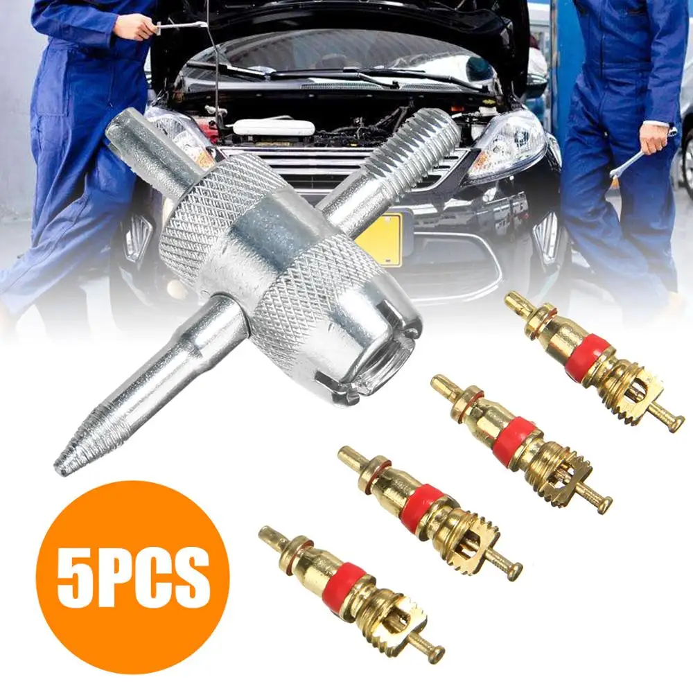 Mayitr 1 компл 4 канальный Авто велосипедные шины клапан ремонт инструмент для