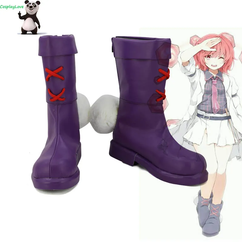 

Touhou Project Horikawa Raiko Purple Cosplay Shoes Boots Newest Custom Made For Hallowee Christmas CosplayLove