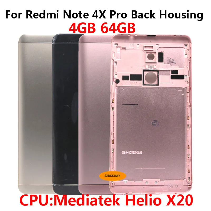 Металлический чехол для Redmi Note 4X Pro 4 ГБ 64 ГБ|back housing|housing coverbattery housing |