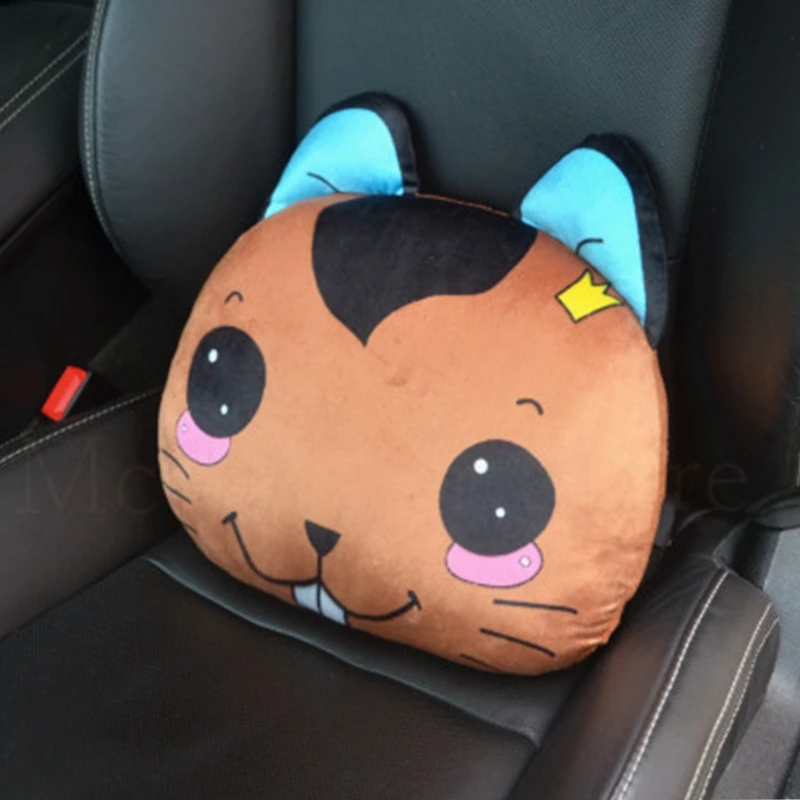 2 шт. дышащая фланелевая ткань сиденье для автомобиля поясничная подушка подушки