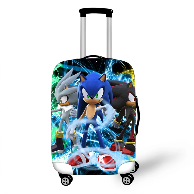 015 18-32 дюймов Sonic Boom Hedgehogs Марио Эластичный Защитный чехол на чемодан защита от пыли Чехол мультяшный чехол для путешествий - Цвет: 015