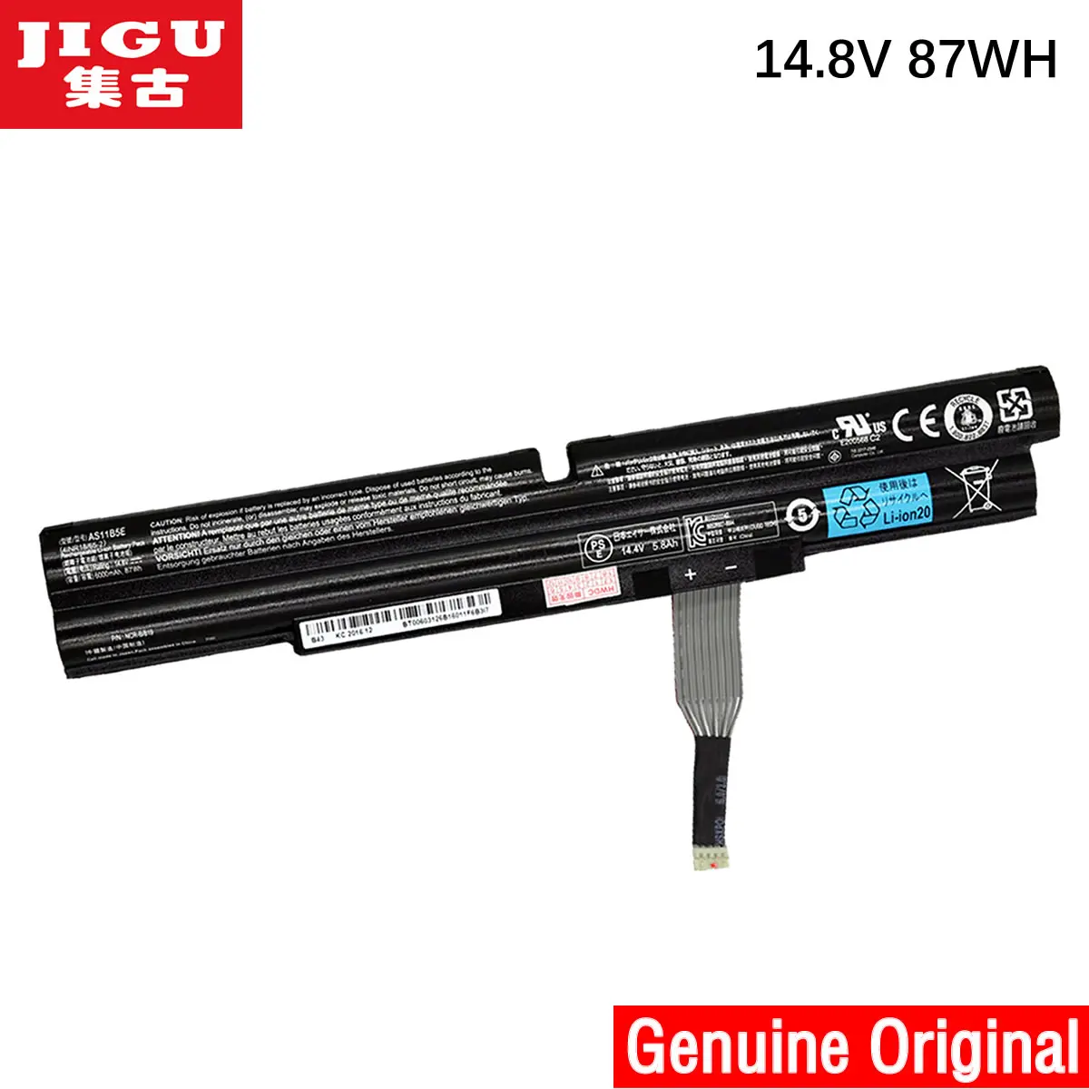 Оригинальный аккумулятор JIGU AS11B5E для ноутбуков Acer Aspire Ethos 5951 8950 8951 5943G 5951G 8943G 8951G 14 8