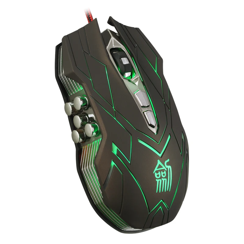 Hongsund новая игровая мышь Suzaku II + 800/1200/1600/2400 DPI USB 3D профессиональная