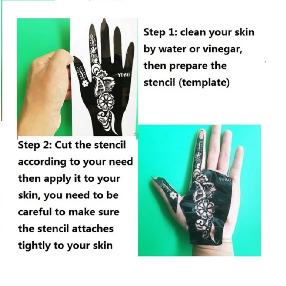 3 шт. Чёрная хна в конусах для мехенди - тату временные | Красота и здоровье