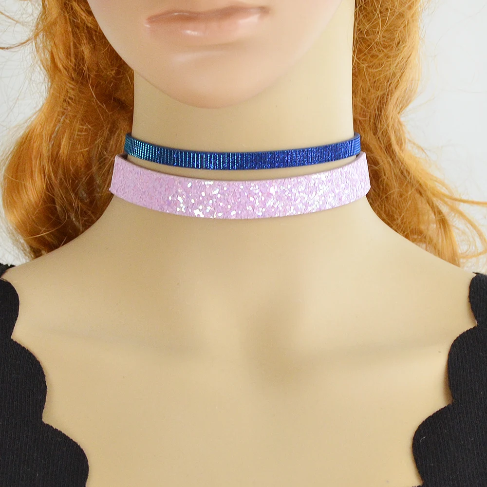 Feelontop 6 шт./компл. панк рок Стиль цвет: черный Синий Фиолетовый Красочные