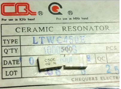 50 шт. оригинальный точечный LTWC450E 450 кГц SMD 4 ножной Интерком фильтр|filter| |