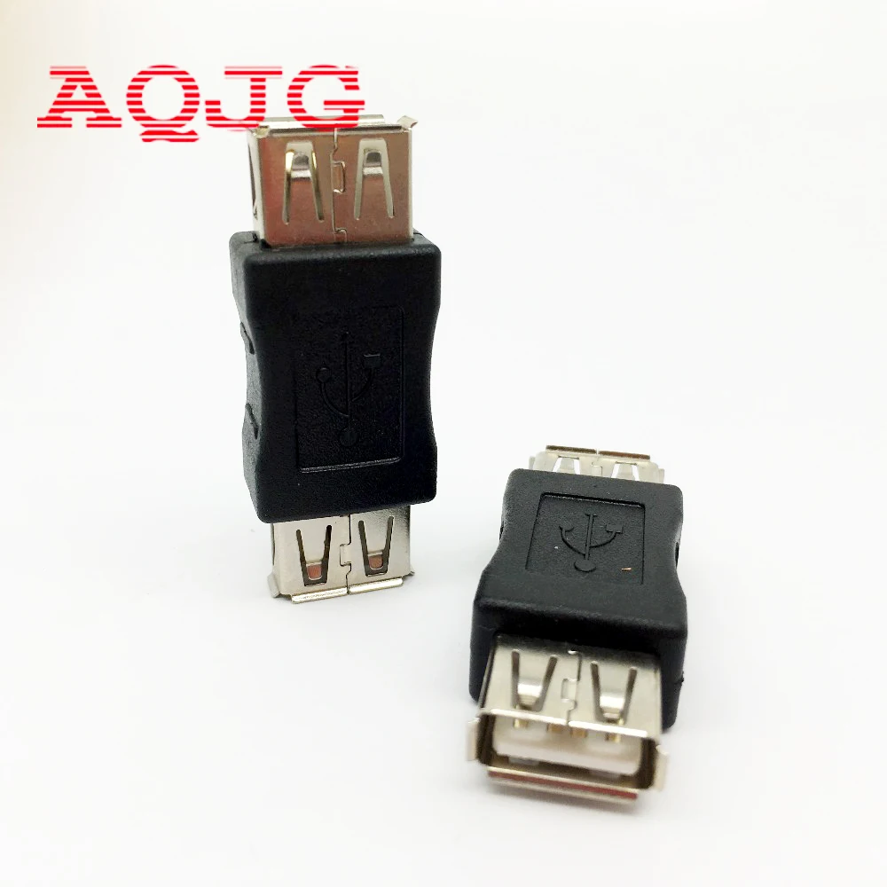 Переходник с разъемом USB 2 0 типа A на гнездо коннектор F/F Удлинительный разъем Usb AQJG