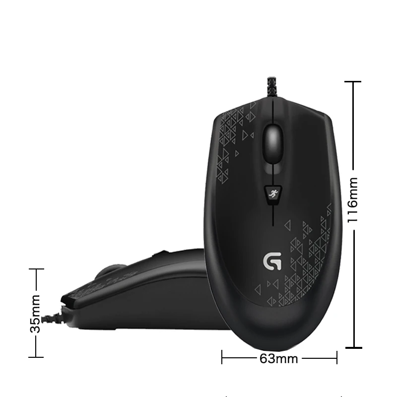Проводная игровая мышь Logitech G100S геймерская 2500 точек/дюйм оптическое слежение Mause