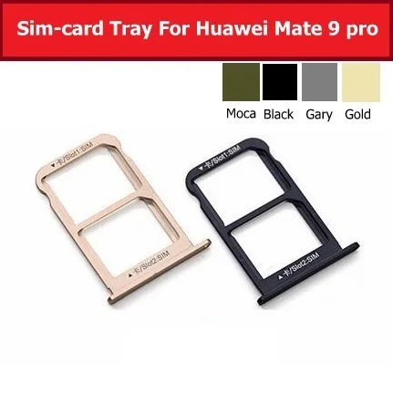 Подлинный держатель лотка для SD и SIM-карт Huawei Mate 9 Pro LON-L29 AL00 AL10 адаптер карты памяти