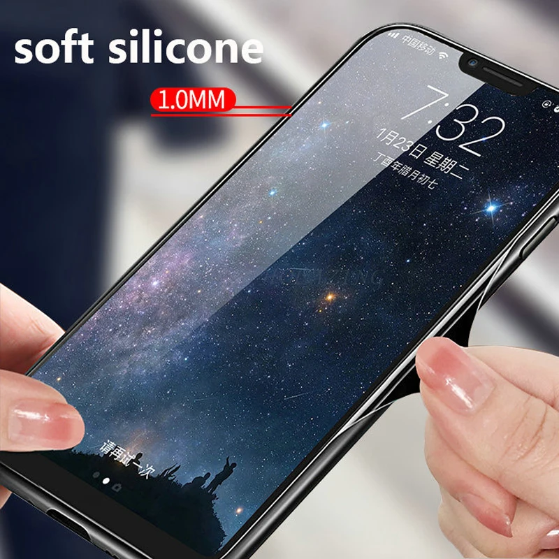 Anti-Knock Tempered Glass Backet Cover For Huawei P30 Pro Lite Nova 4e Soft Silicone Full Case for P30Pro Shell |