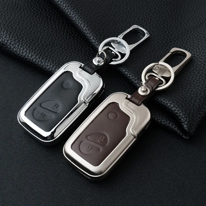 

Zinc Alloy+leather Key Case For Car 3 Buttons For Lexus Es250 Rx270 Rx350 Car Key Cover