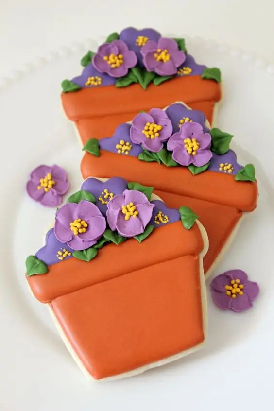 1 шт patisserie reposteria gateau цветочный горшок Moldes металлический резак для печенья