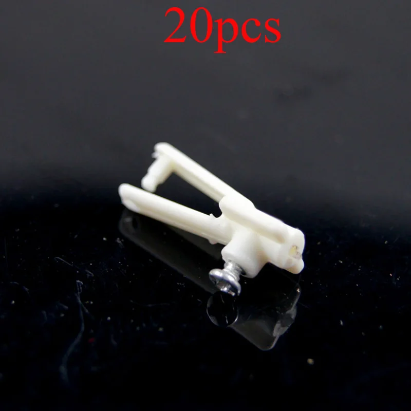 20PCS 1.2mm Nylon Chuck Cartridge Grip Pull Rod Trolley Linkage Connector for 1-1.2mm Connecting RC Fixed Wing Parts | Игрушки и хобби