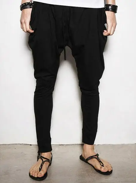 

27---39 HOT / Sping Men's New Personalized custom large size Fashion Low Cone Leisure Haroun Pants