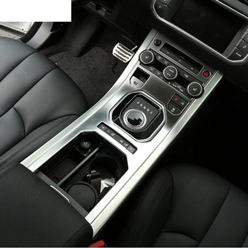 

For Land Rover Range Rover Evoque 2012-2018 Accessories Center Console Gear Panel ABS Chrome Decorative Cover Trim Car Styling