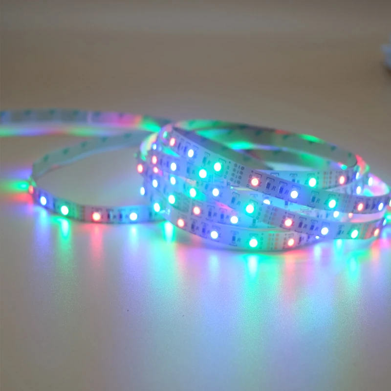 Новинка RGB 3528 SMD Светодиодная лента не/IP65 водонепроницаемая 60 светодиодов/м DC12V