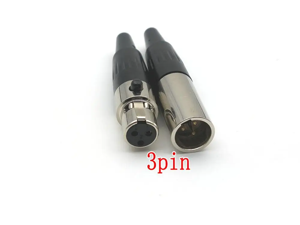 100 шт. XLR 3 контактный 4 5 6 штекер/гнездовой разъем переходник оптовая