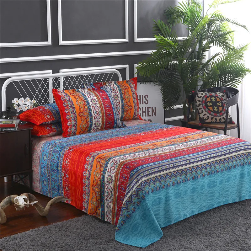 Хит 3d богемный Комплект постельного белья king size boho с принтом мандала