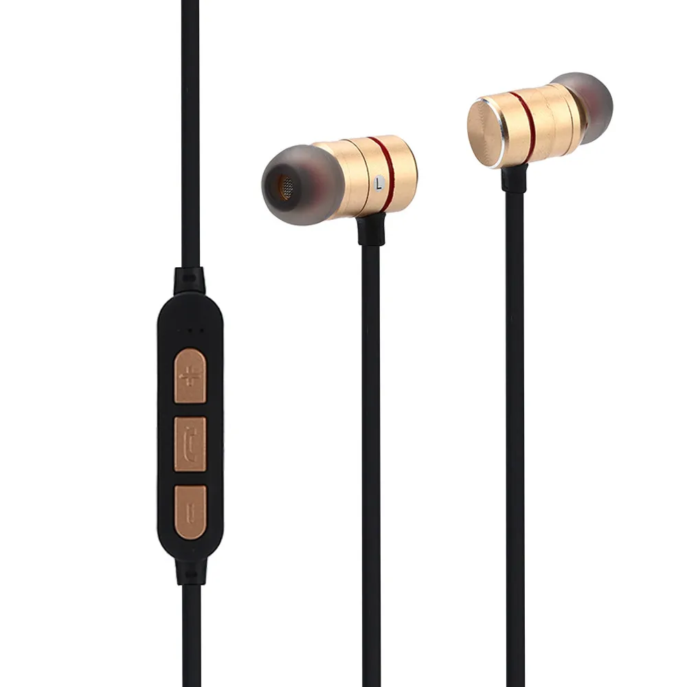 VOBERRY беспроводные Bluetooth универсальные V4.2 стерео наушники Магнитная Спортивная
