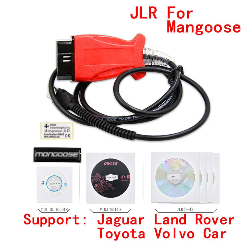Автомобиль Диагностические Кабели и разъемы JLR Vida Тис 3 в 1 для Mangoose Jaguar Land Rover Toyota