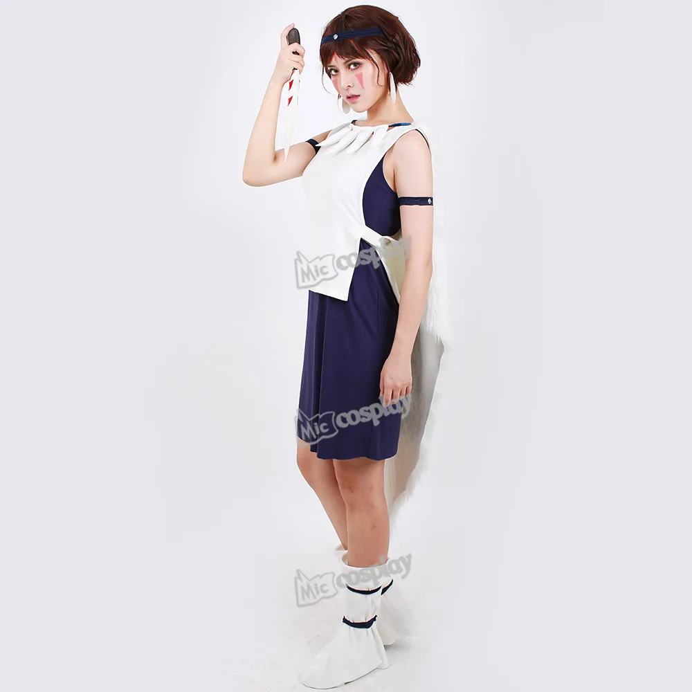 Женский карнавальный костюм принцессы Мононоке на Хэллоуин|cosplay costume|cosplay costume