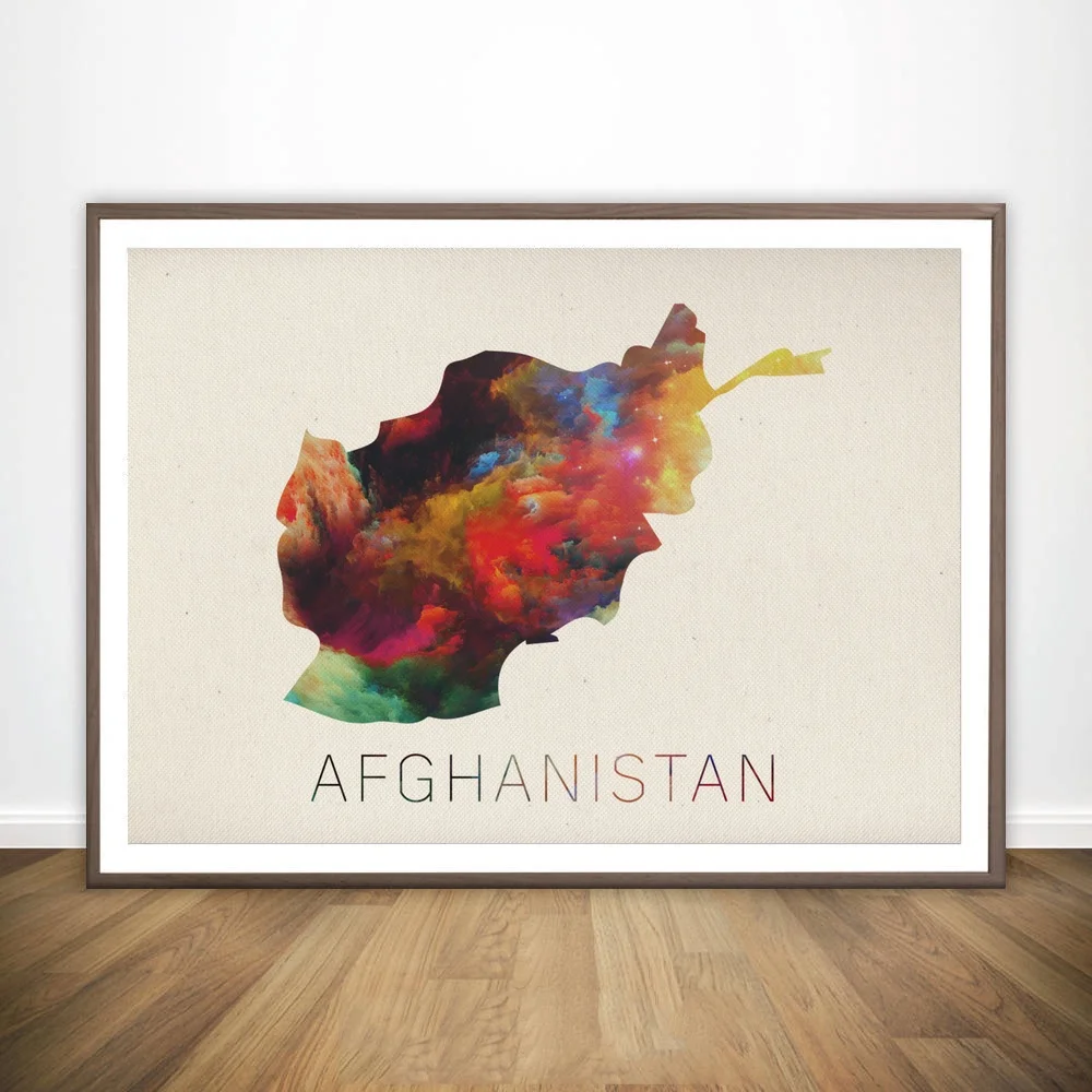 

World Map Watercolor 2 Movie Wall Art Paint Wall Decor Canvas Prints Canvas Art Poster Oil Paintings No Frame