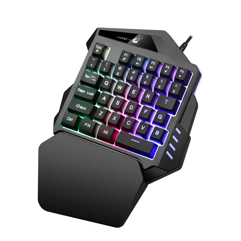 Клавиатура игровая Проводная с LED подсветкой 35 клавиш USB YE4.9|Клавиатуры| |