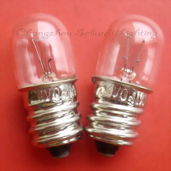 Миниатюрный светильник 24v 0.11a/2W e12 t13x33 A303 Новый 10 шт|light 24v|lighting miniaturelights & lighting |