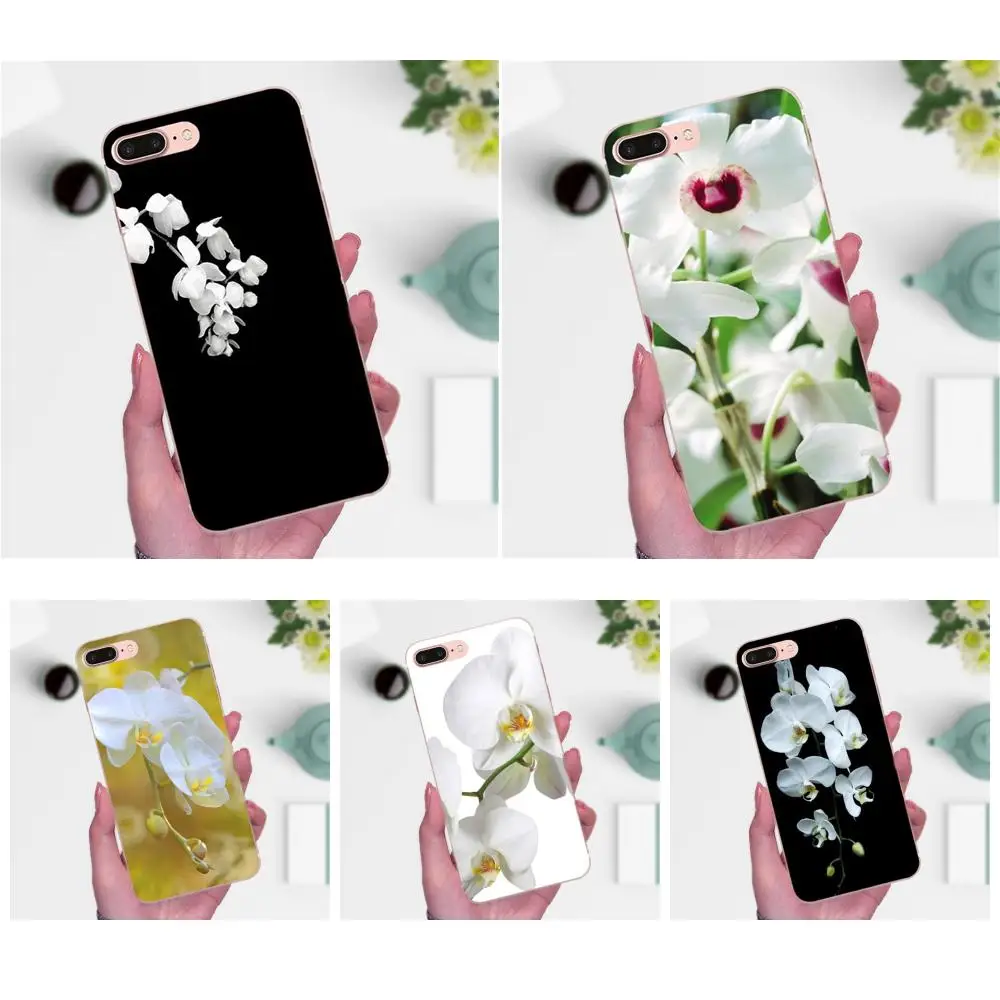 Цветок белая Орхидея Diy роскошный высококачественный для LG Nexus 5 5X G2 G3 mini spirit G4 G5 G6 K4