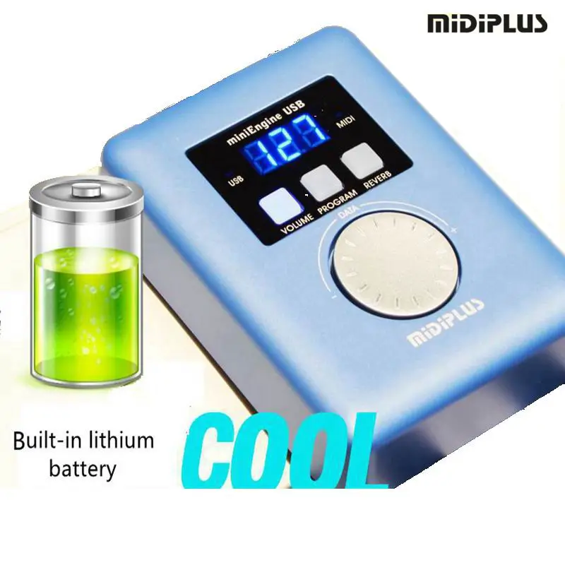MIDIPLUS мини двигатель USB серии портативный Midi звуковой генератор MIDI интерфейс