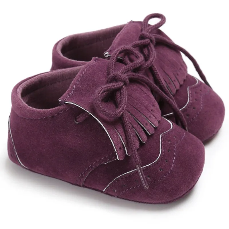 Новинка 2017 года с кисточками для маленьких девочек из искусственной кожи обувь