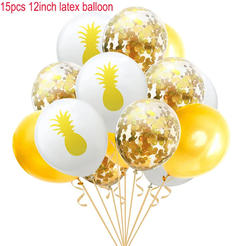 balloon 6 Розовый шар в виде фламинго набор деко день рождения Фламинго вечерние украшения джунгли вечерние лист ананаса баллон из гелий мяч P1XN628 - Цвет: balloon 6
