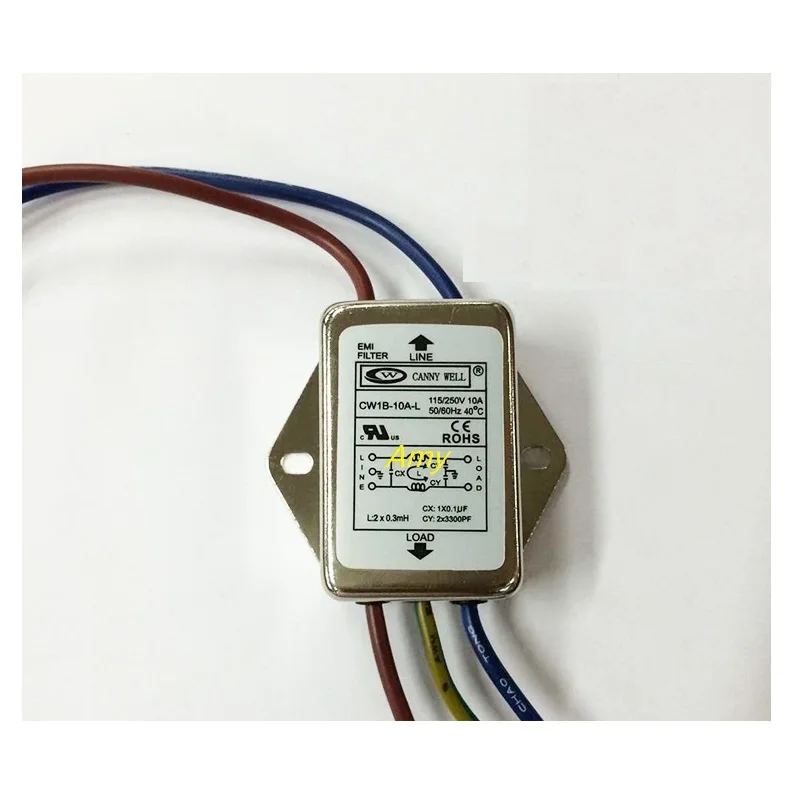 Мощный EMI фильтр для очистки CW1B 3A 6A 10A помехи L однофазный AC 220 в|emi filter|power emi filteremi power