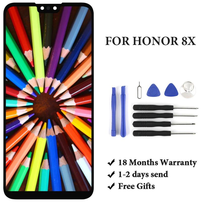 Хорошее качество для Huawei honor 8X ЖК дисплей в сборе Замена мобильного телефона