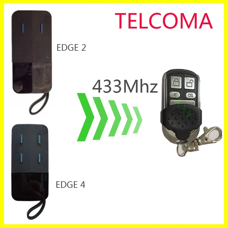Пульт дистанционного управления Telcoma EDGE 433 92 МГц пульт для гаражных ворот