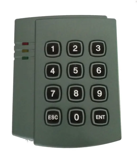 

free shipping, proximity Keypad IC card reader with wiegand 26/34 output,suit for Access Control,sn:08F-IC ,min:5pcs