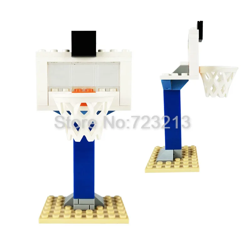 6 4*8 8*13 2 см баскетбольная подставка с опорами Часть Аксессуары MOC корт мяч модель