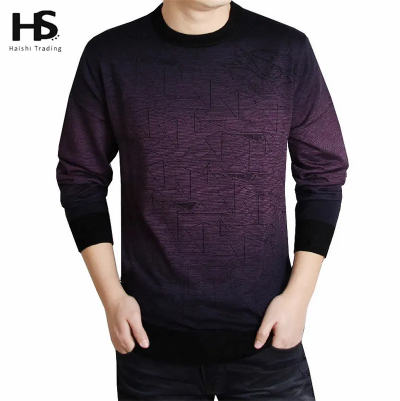 Высокое Качество Нового 2016 Осень Зима Платье Трикотажные Свитера Мужчины одежда